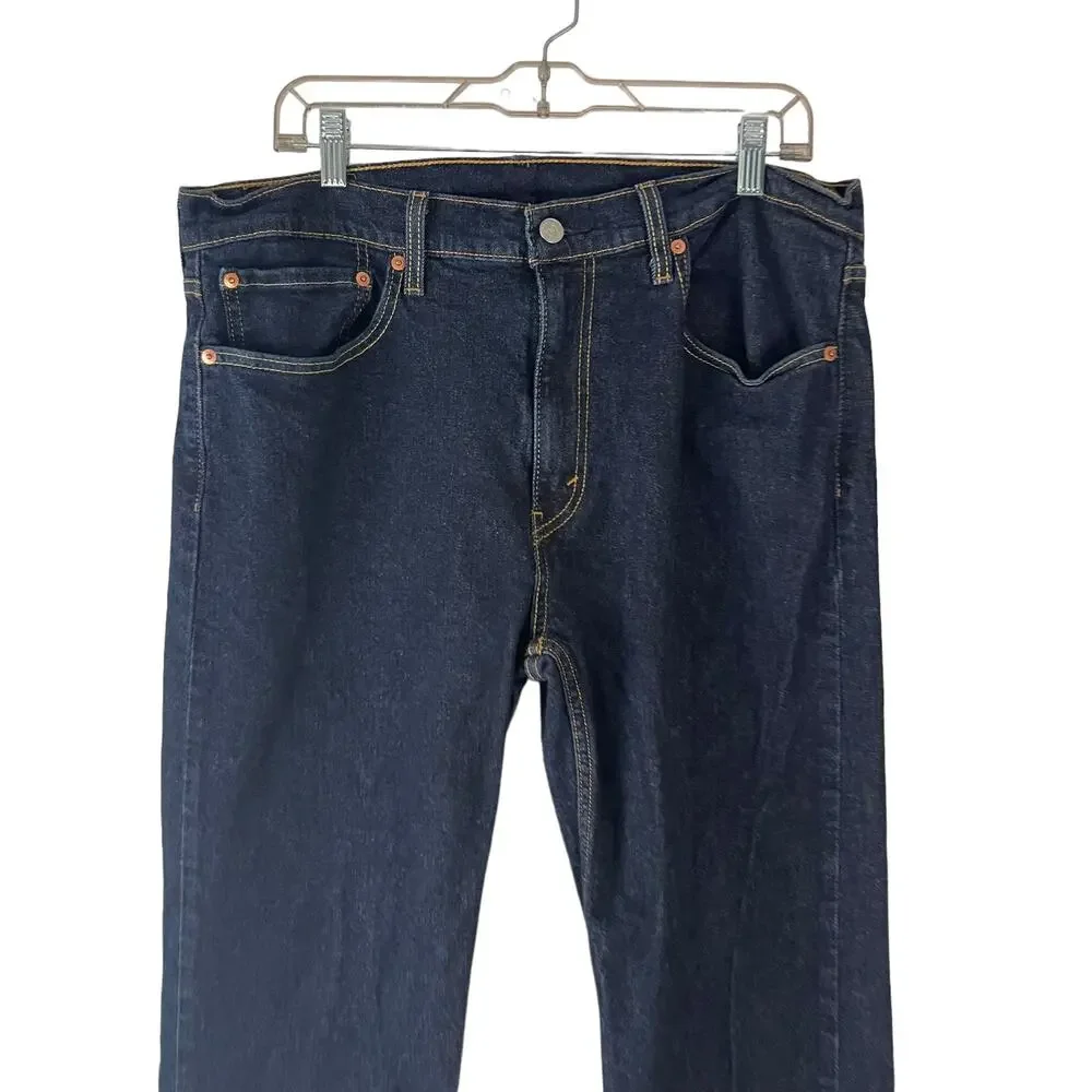 Levi's‎ NWOT 501 Men's Size W 36 X L 32 Dark Wash Straight Jeans